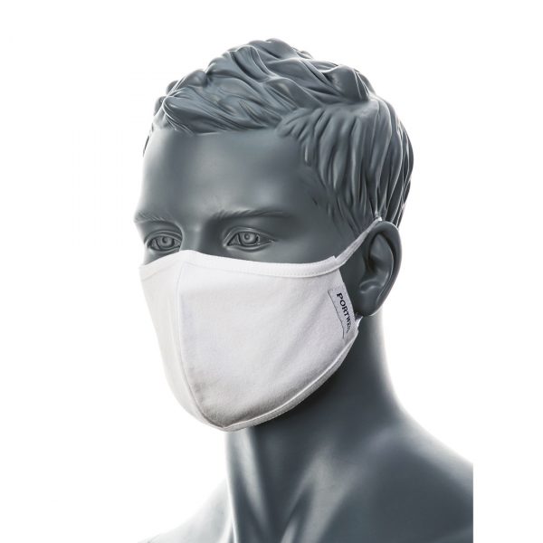 Maschera in tessuto antimicrobico a 2 strati (Pk25)